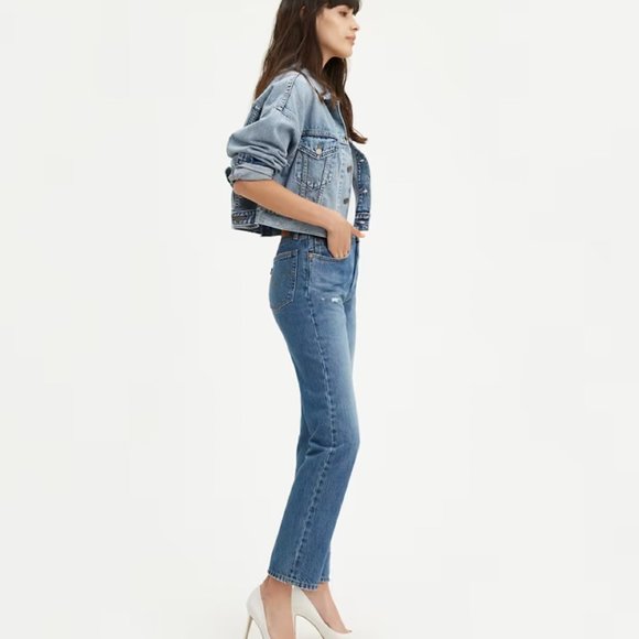 Levi's 501® ORIGINAL FIT WOMEN'S JEANS - Picture 3 of 5